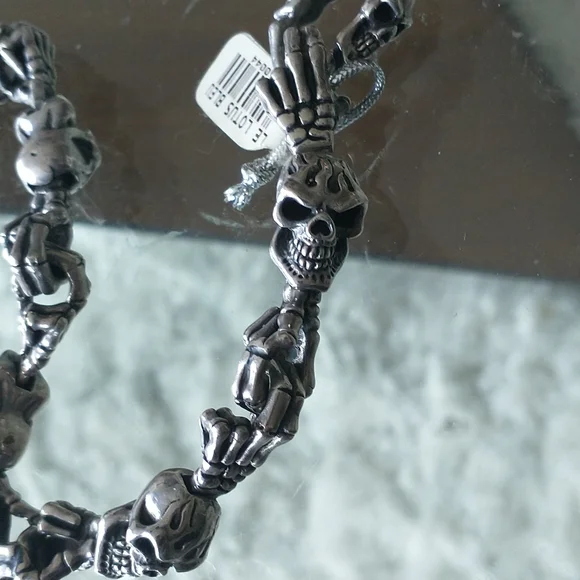 STERLING SILVER WALLET  CHAIN,  ONE OF A KIND - Picture 7 of 13